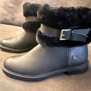 Ralph Lauren Faux Fur Booties